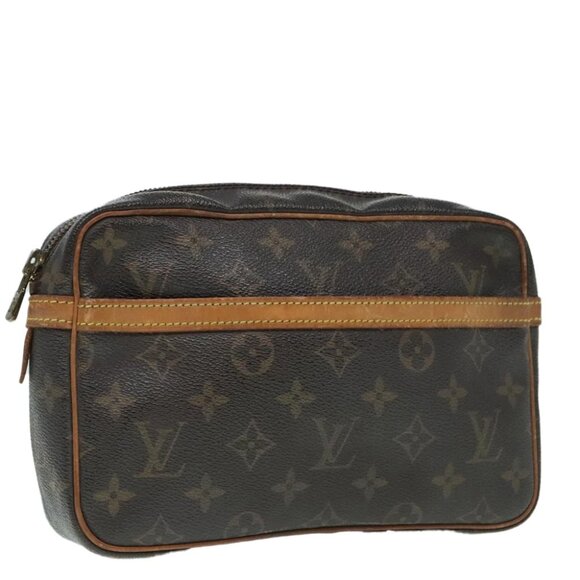 LOUIS VUITTON Monogram Compiegne 23 Clutch Bag M51847 LV Auth 92726 - Picture 2 of 15